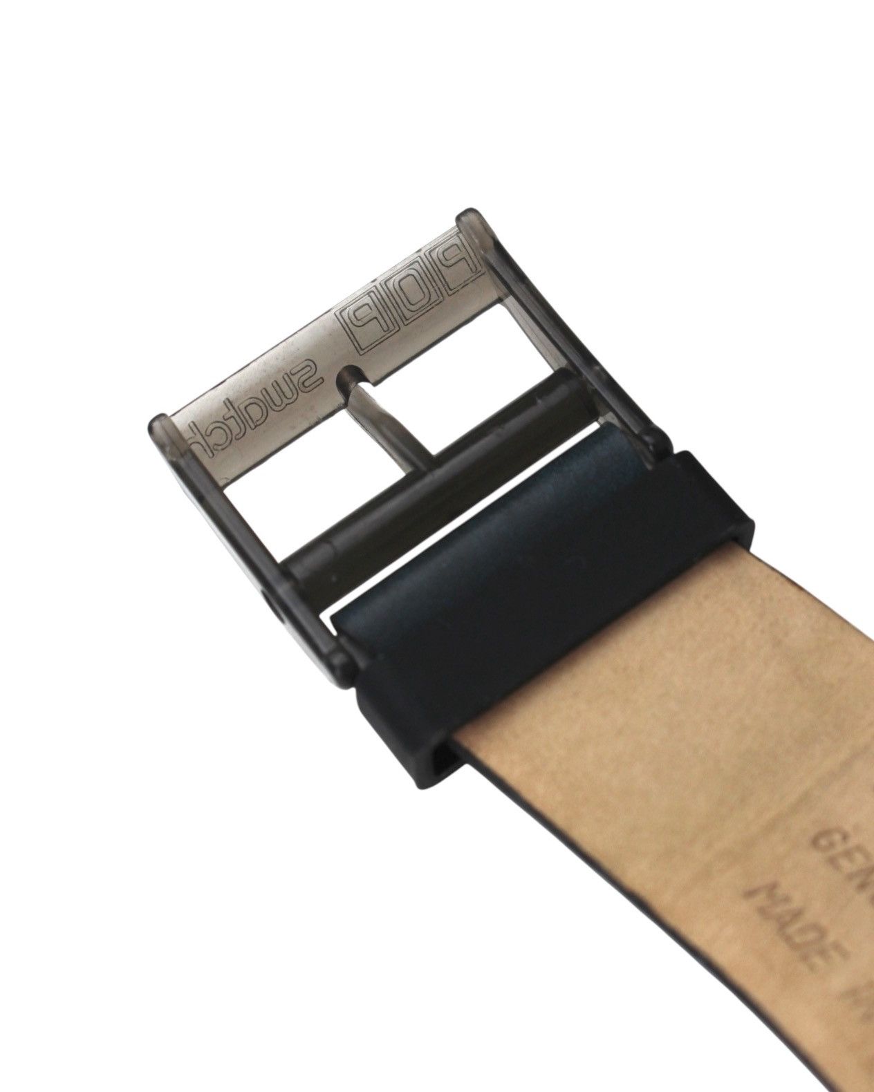 Swatch 1994 SWATCH POP “DEVIL HEAD” W DEVIL TAIL LEATHER STRAP Size ONE SIZE - 10 Thumbnail