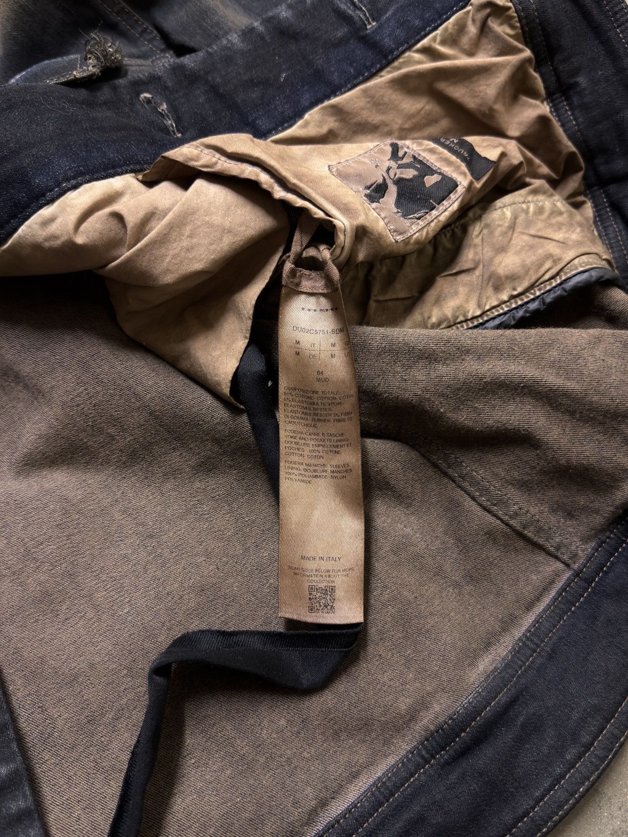 Rick Owens Rick Owens FW23 ‘Luxor’ Mud Washed Trucker Jacket Size US M / EU 48-50 / 2 - 4 Thumbnail