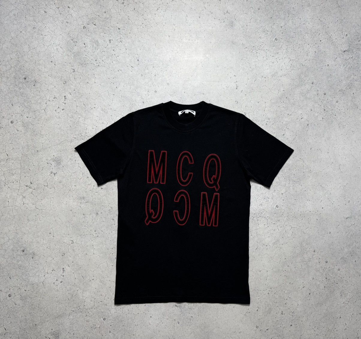 Alexander McQueen Alexander McQueen MCQ Black Big Logo T-Shirt Size S Size US S / EU 44-46 / 1 - 2 Thumbnail