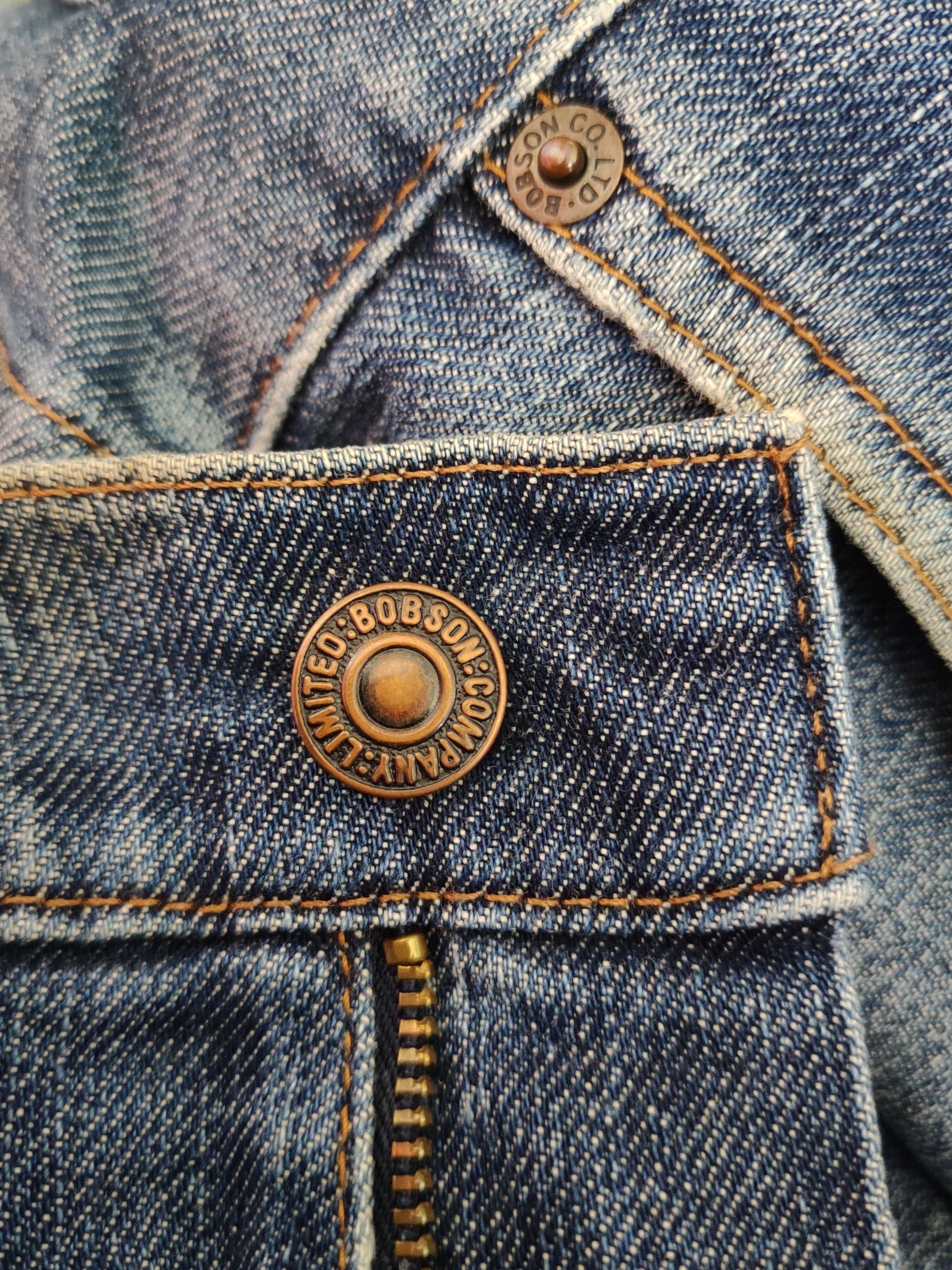 Japanese Brand Bobson Blue Distressed Ripped Jeans #S1660 Size US 30 / EU 46 - 18 Thumbnail