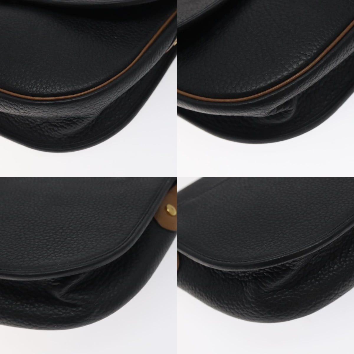 Dior DIOR Shoulder Bag Leather Black Gold Size ONE SIZE - 10 Thumbnail