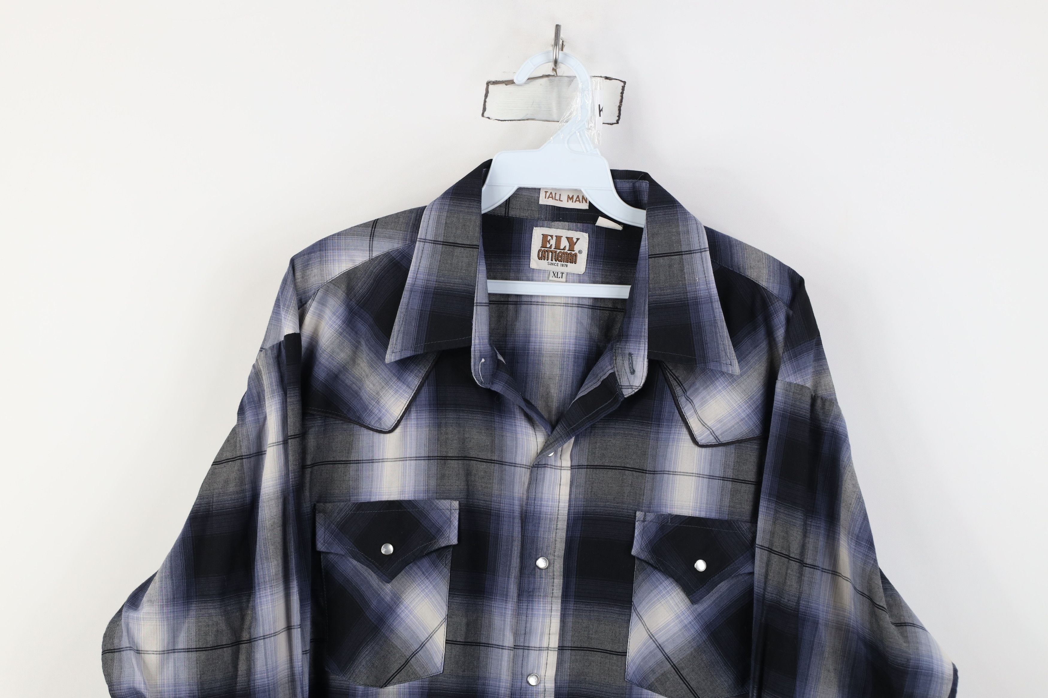 Vintage Vintage 90s Streetwear Cowboy Rodeo Snap Button Shirt Plaid Size US XL / EU 56 / 4 - 2 Thumbnail