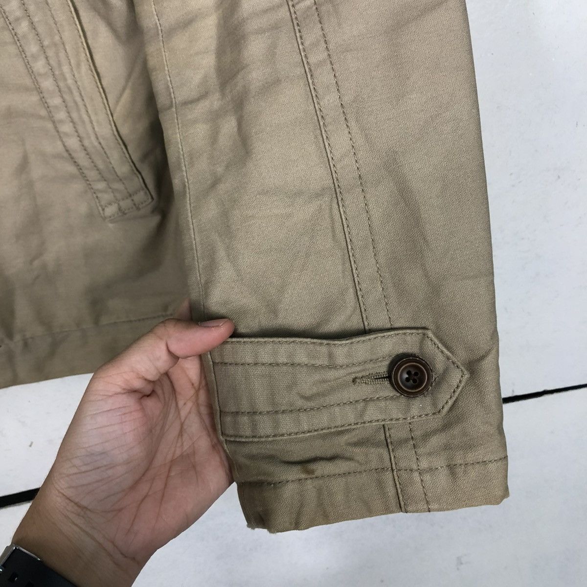 Schlussel 🔥VINTAGE CROPPED BIKER JACKET SCHLUSSEL ISSEY MIYAKE Size US M / EU 48-50 / 2 - 17 Thumbnail