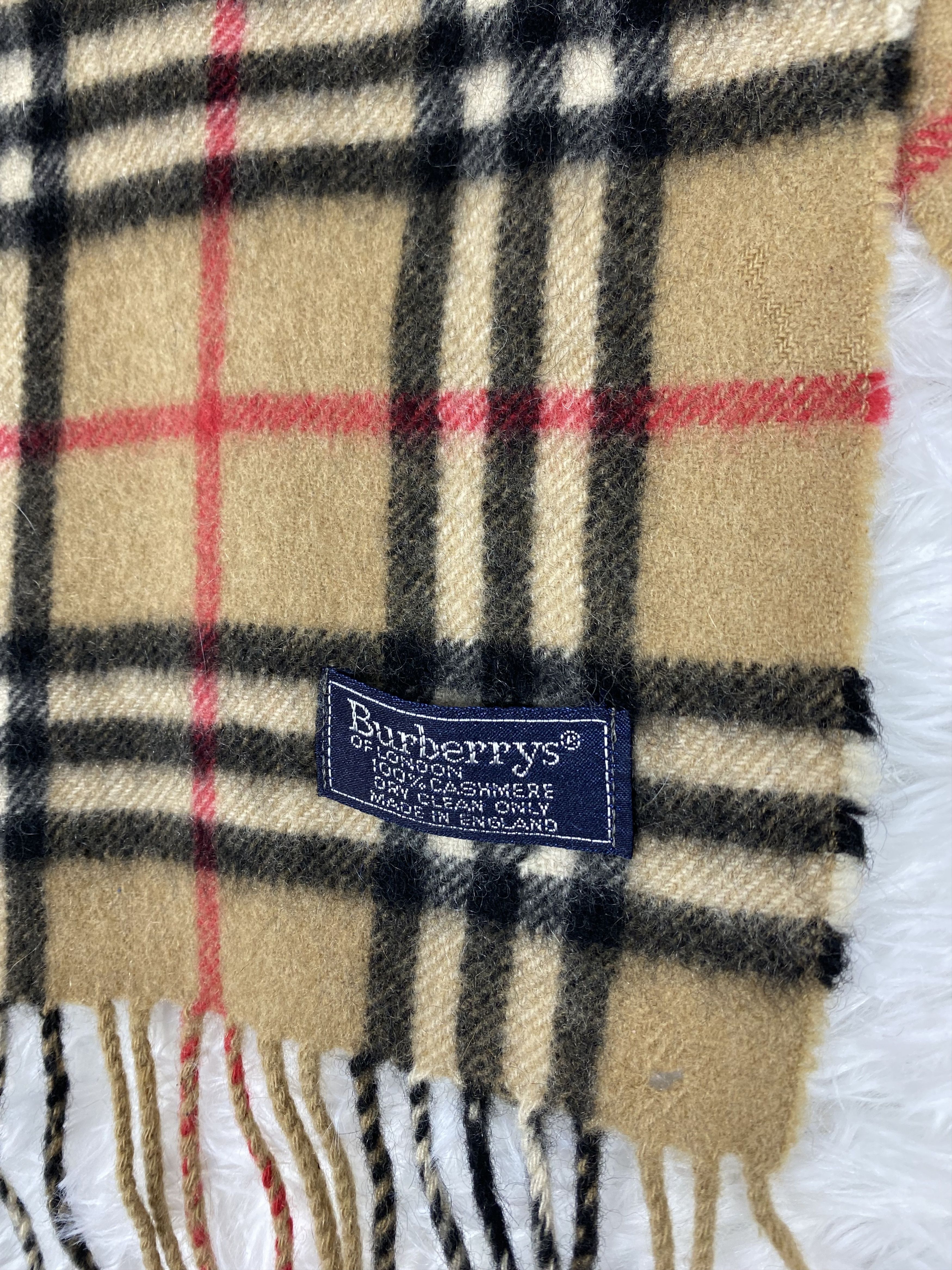 Burberry Vintage Burberry Scarf / Muffler Neckwear PM0060 Size ONE SIZE - 2 Thumbnail