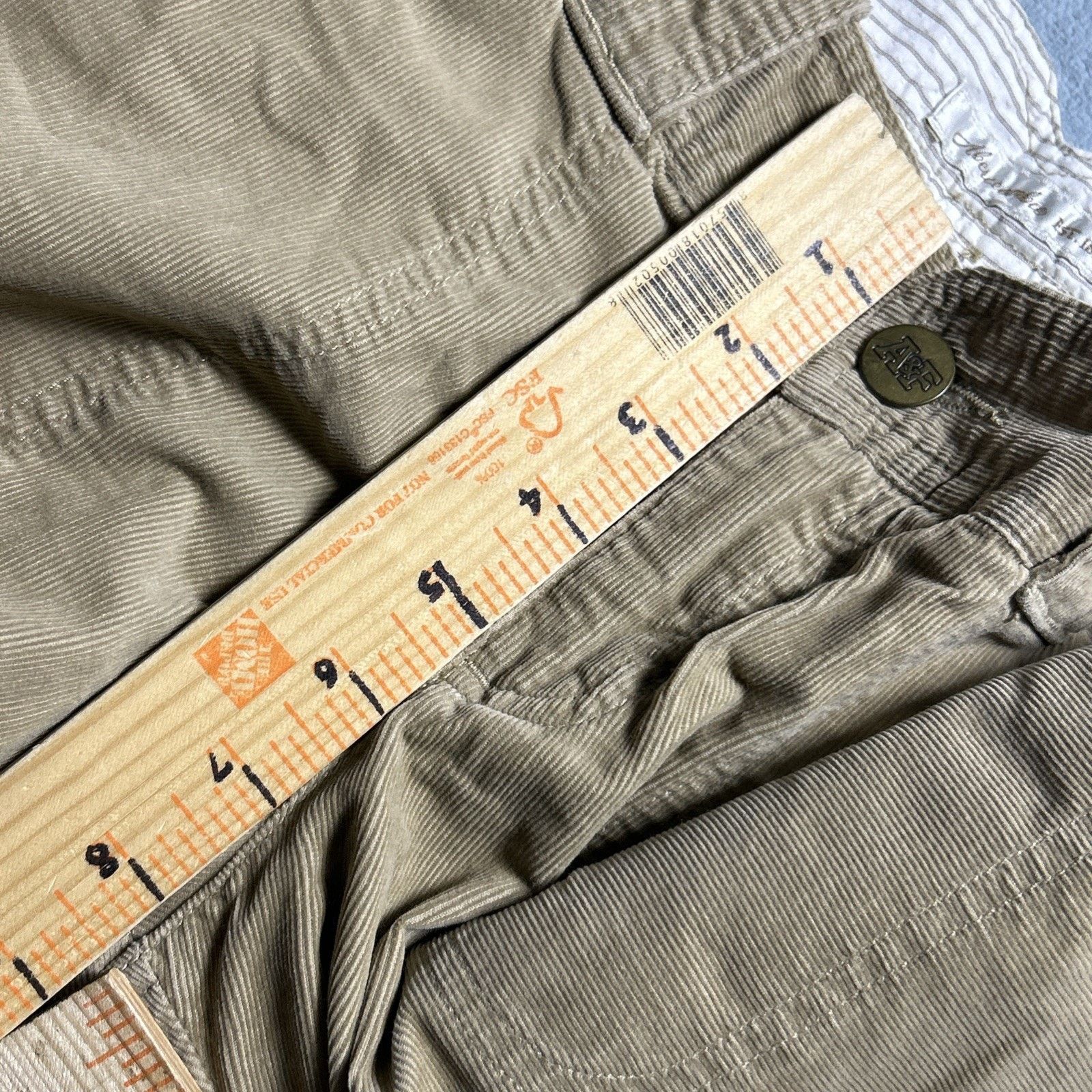 Abercrombie & Fitch Corduroy Beyond Baggy Pants 8 33x31 Wide Leg Hamilton Baggie Size 30" / US 8 / IT 44 - 9 Thumbnail