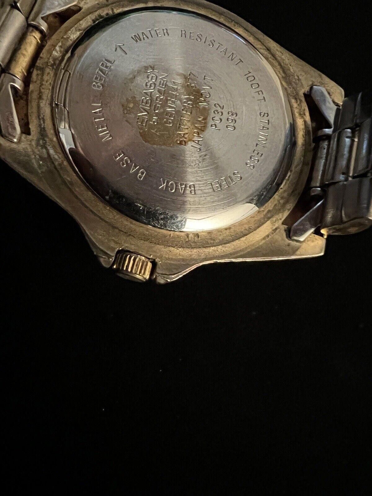 Craig Green Embassy by Gruen watch men Gold Tone Size ONE SIZE - 6 Thumbnail