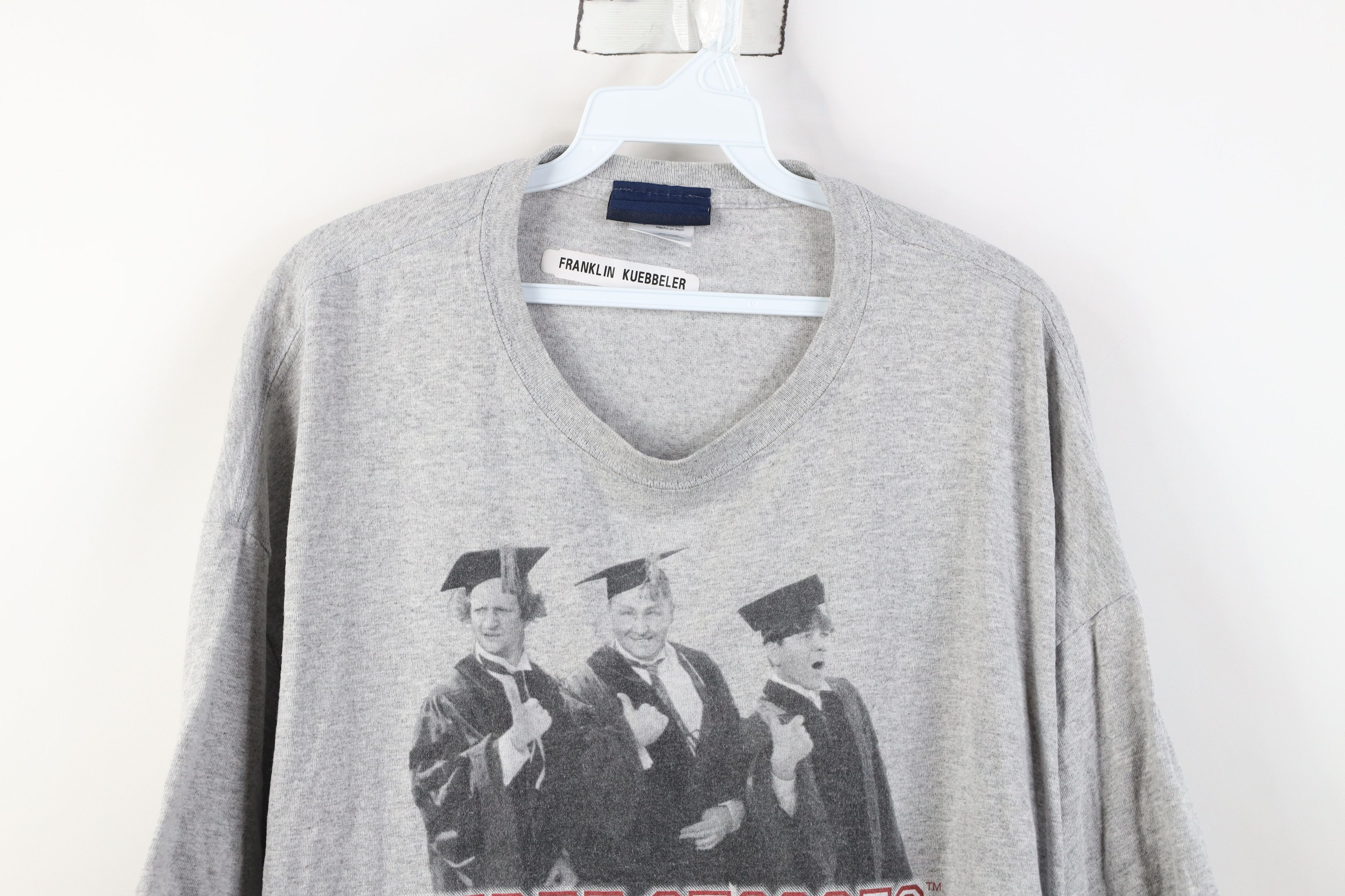 Vintage Vintage 90s Institute of Higher Learning T-Shirt Gray Size US XXL / EU 58 / 5 - 2 Thumbnail