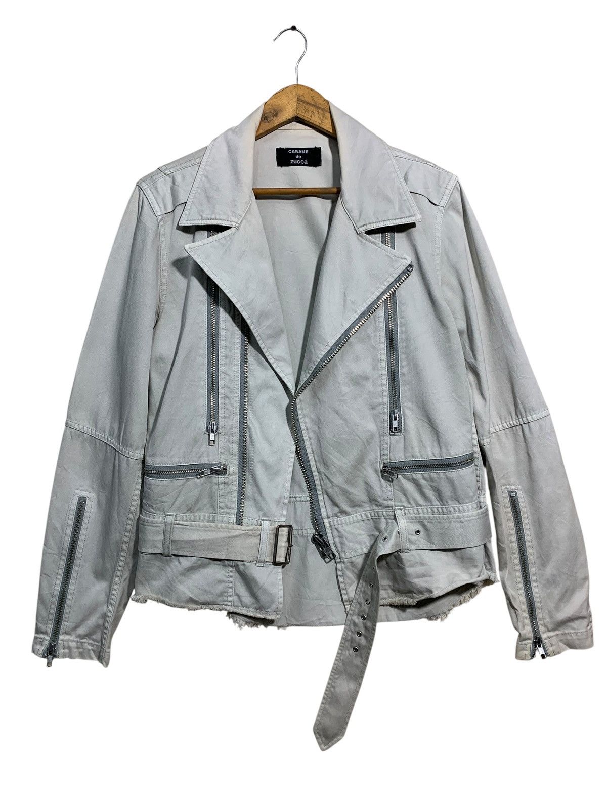 CABANE de ZUCCa 🔥Cabane de Zucca Issey Miyake Bikers Jackets Size US M / EU 48-50 / 2 - 1 Thumbnail