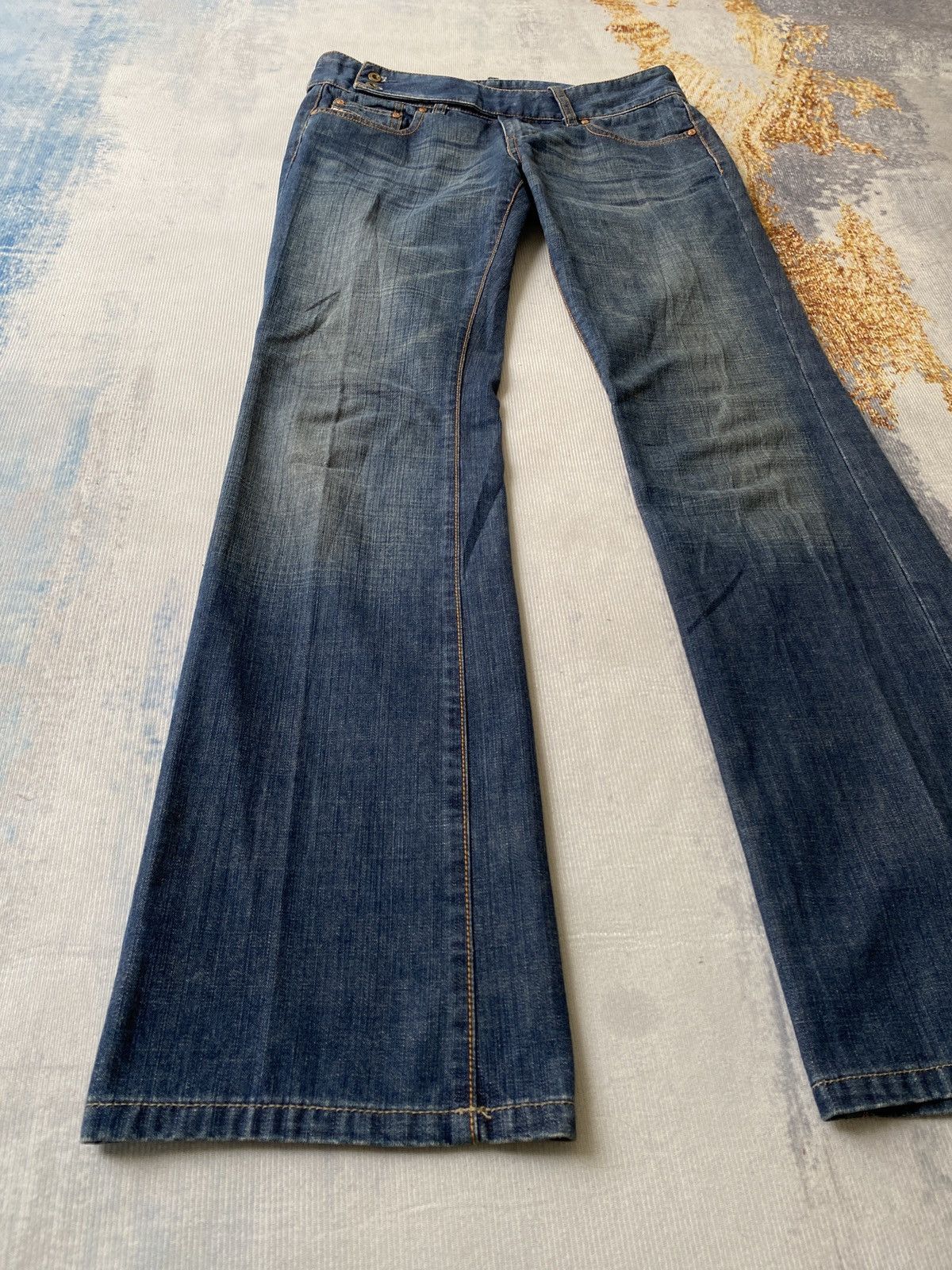 Diesel Vintage Diesel Low Rise Flare Blue Faded Denim Size US 28 / EU 44 - 3 Thumbnail