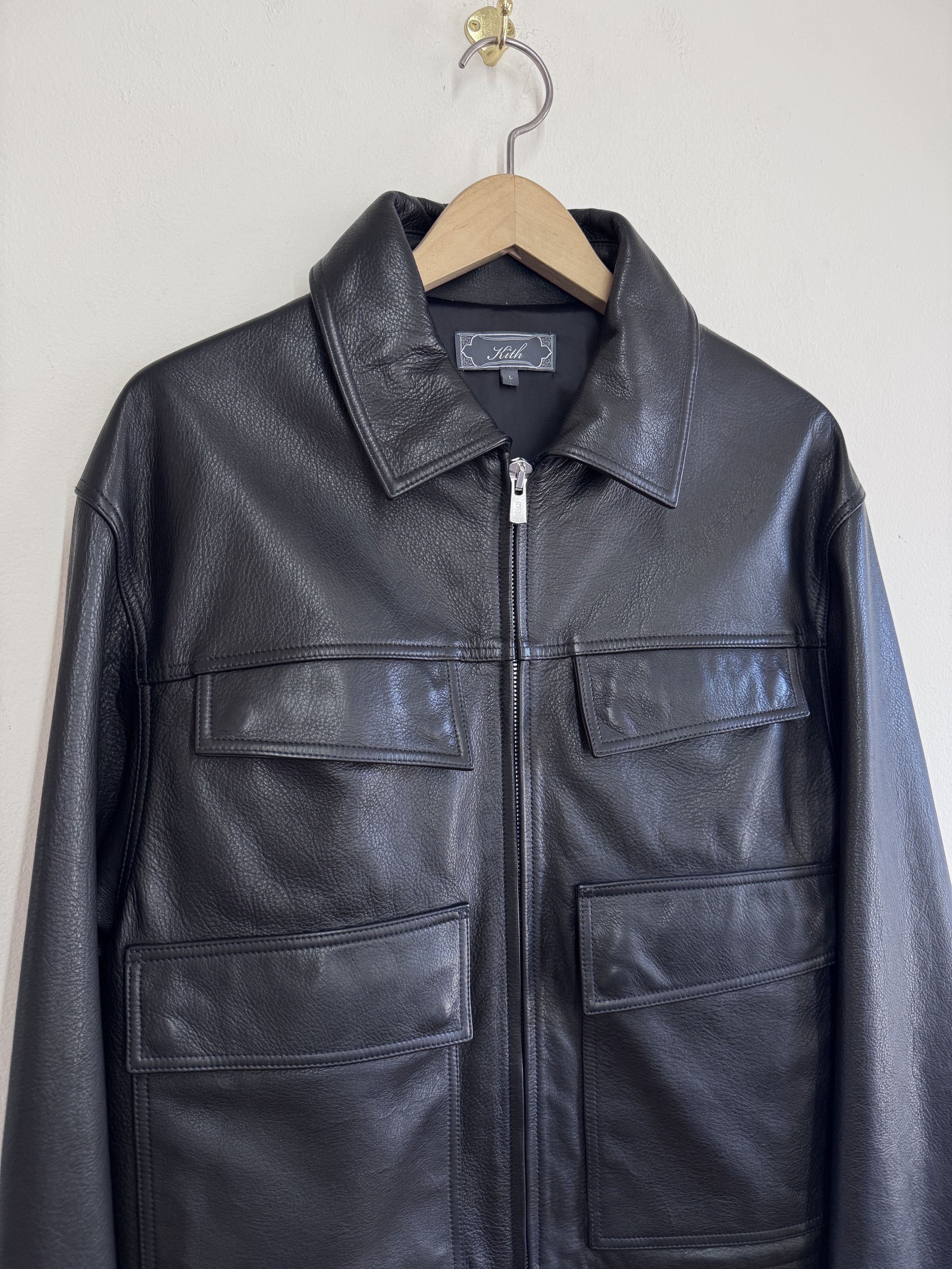 Kith Kith Orion Leather Jacket - Black Size US L / EU 52-54 / 3 - 2 Thumbnail