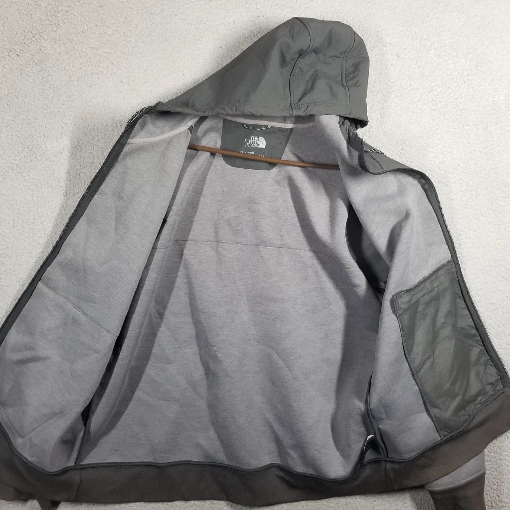 The North Face The North Face Blocked Thermal 3D Jacket Men's L Gray/Black Full Zip Hoodie Size US L / EU 52-54 / 3 - 2 Thumbnail