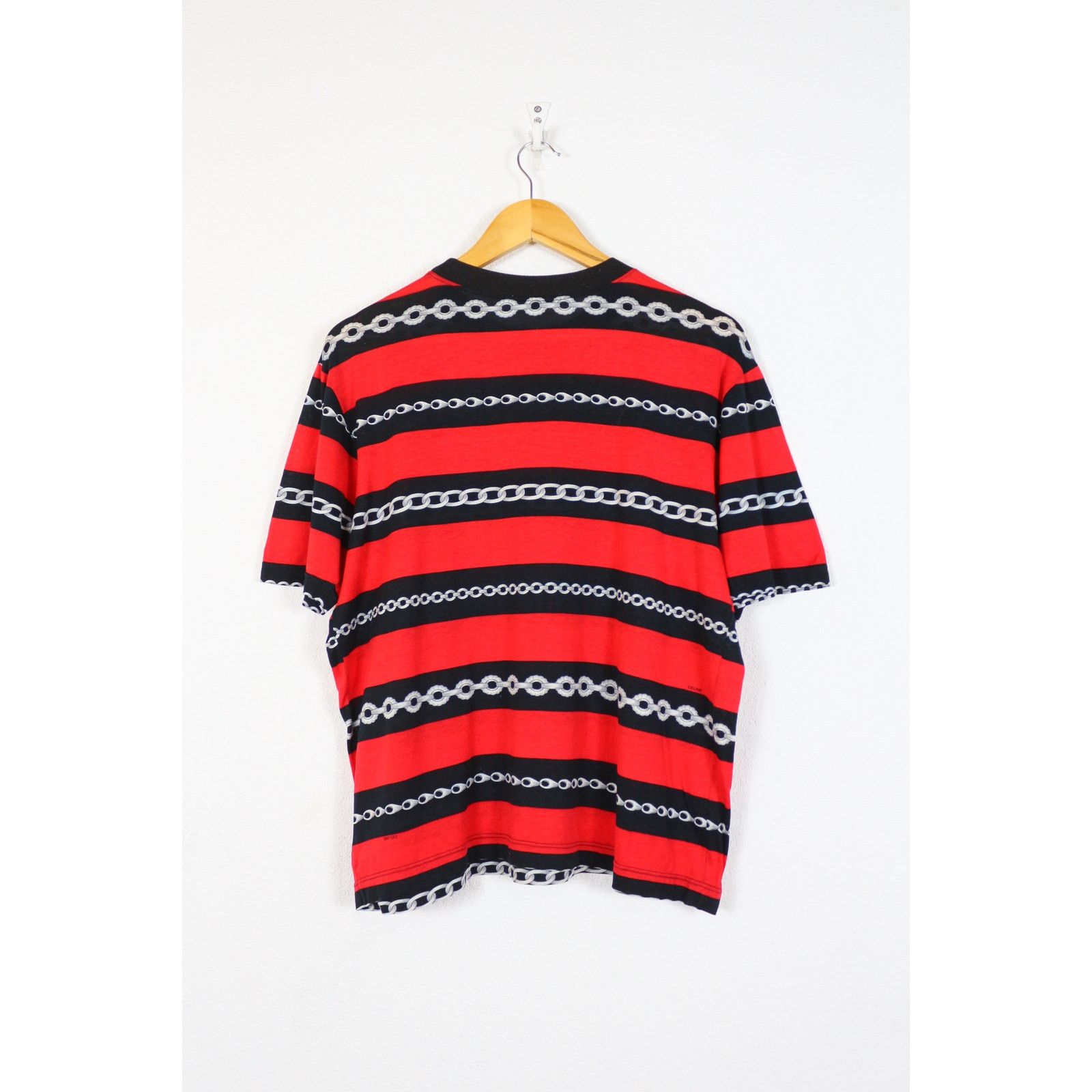 Celine Vintage Celine Paris Chain Monogram Logo T-shirt Tee 90s 80s Size US S / EU 44-46 / 1 - 8 Thumbnail