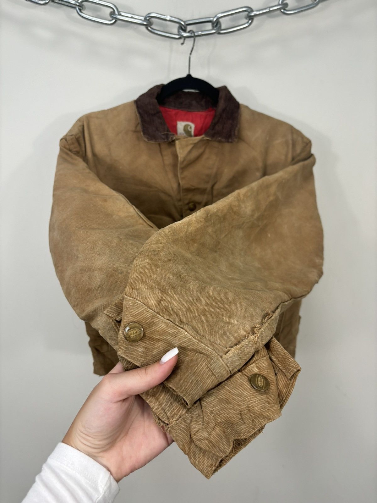 Carhartt Vintage Carhartt USA 80s Faded Boxy Cropped Detroit Jacket Size US M / EU 48-50 / 2 - 6 Thumbnail