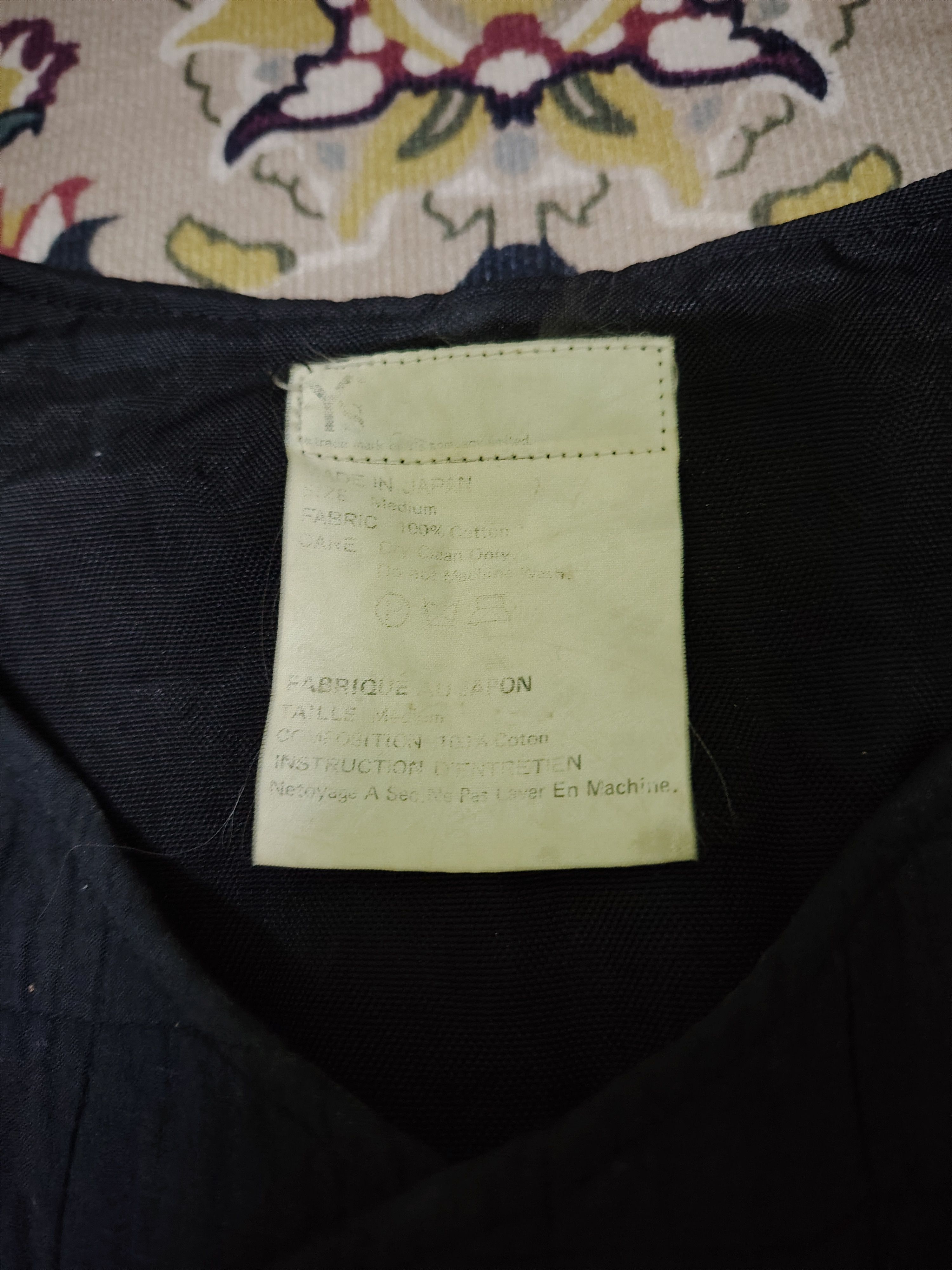 Yohji Yamamoto Rare Vtg 80's Yohji Yamamoto Cotton Broad Cloth China Jacket Size US M / EU 48-50 / 2 - 9 Thumbnail