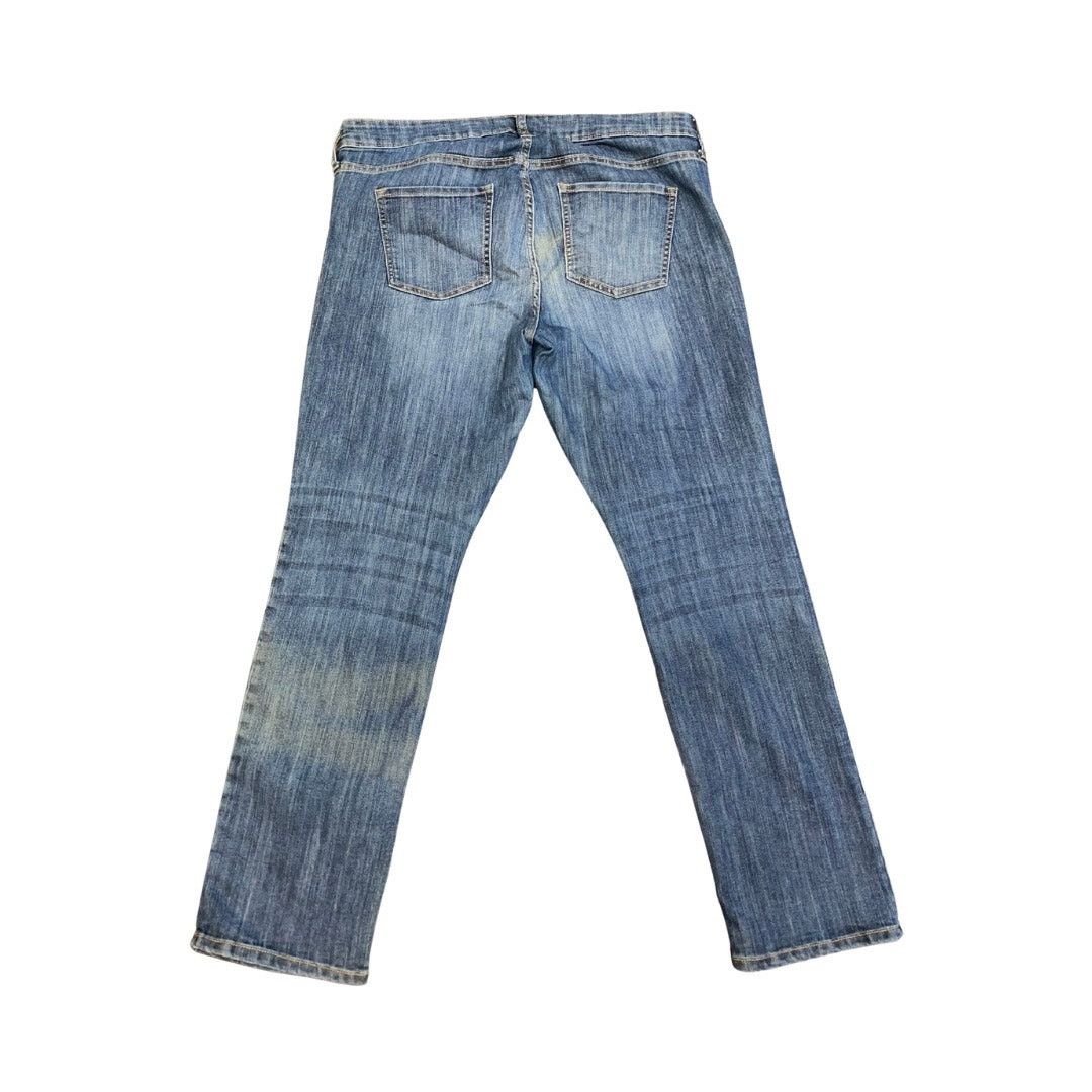 Gap Women Real Straight Leg Fit Jeans Plus 12 Denim Streetwear Size 38" / US 16 / IT 52 - 2 Thumbnail