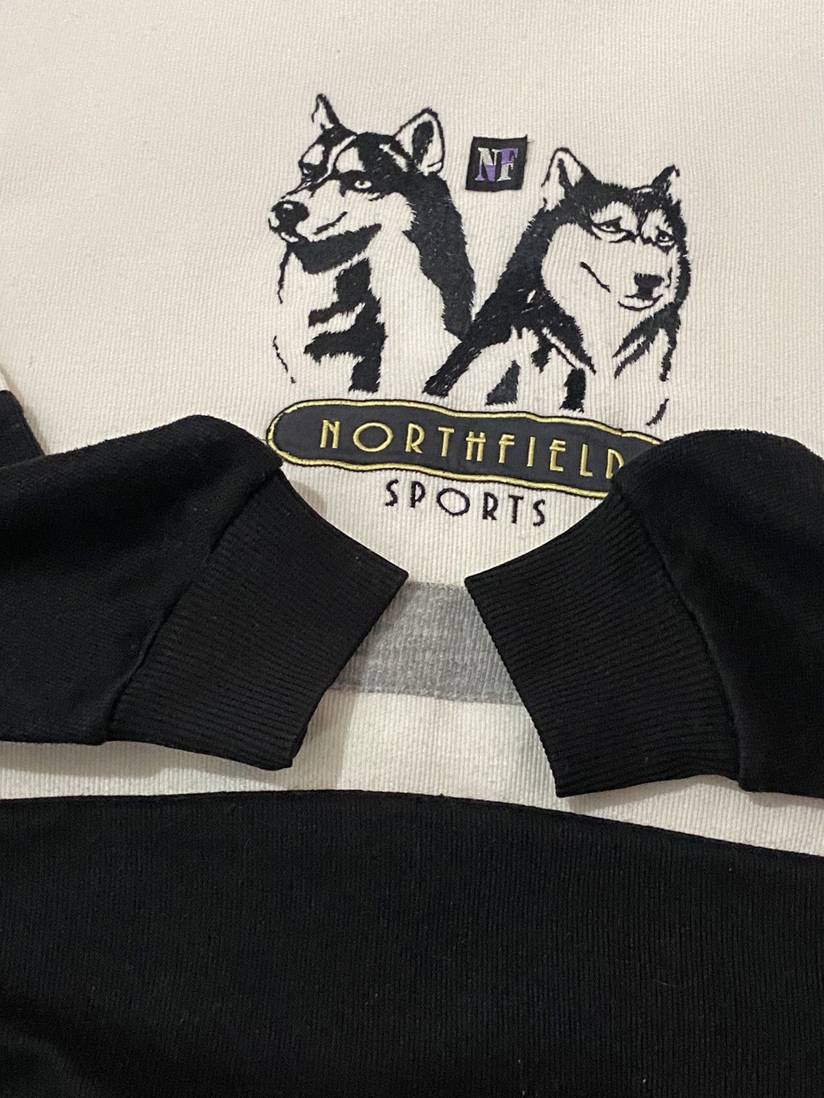 Japanese Brand × Vintage VINTAGE NORTHFIELD SPORTS WOLF EMBEROIDERY CREW NECK Size US L / EU 52-54 / 3 - 11 Thumbnail
