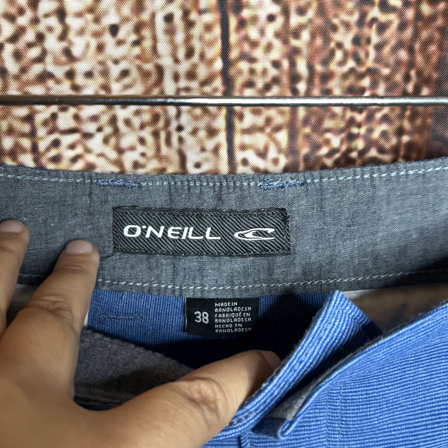 O'Neill O’Neill Men’s 38 Blue Shorts Chino Regular Blue 38 Men Size US 38 / EU 54 - 2 Thumbnail