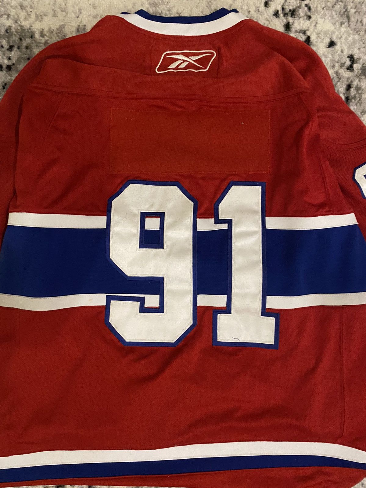 NHL × Reebok × Vintage Reebok Montreal Canadiens Red NHL Hockey Jersey #91 Size US L / EU 52-54 / 3 - 11 Thumbnail