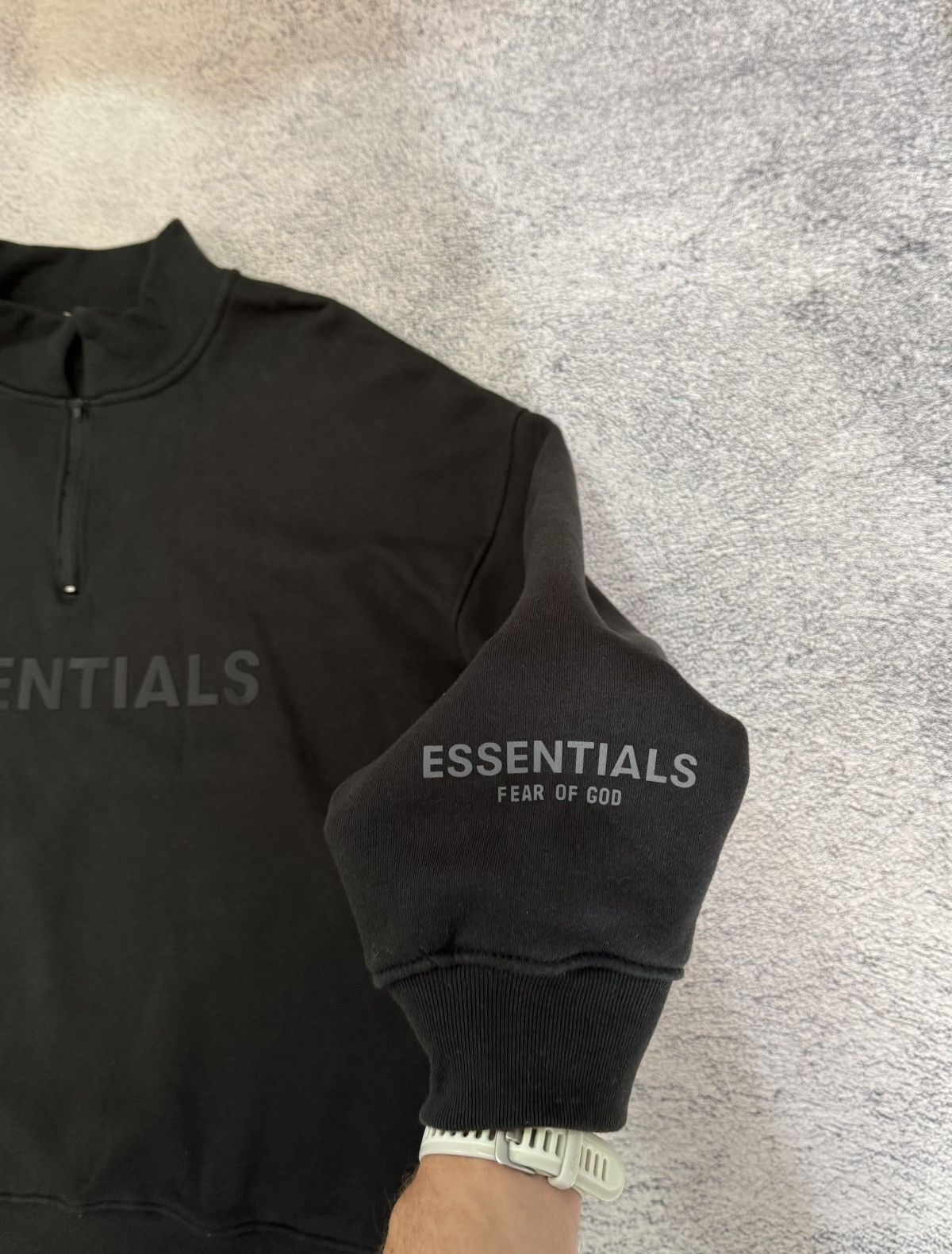Other Essentials Fear OF Good Style Oversized Half Zip Sweatshirt Size US L / EU 52-54 / 3 - 2 Thumbnail