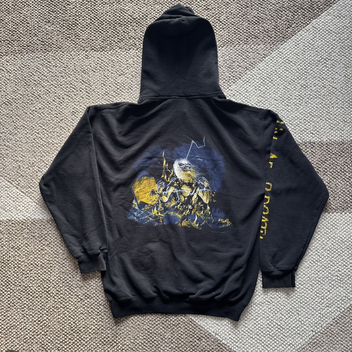 Gildan × Iron Maiden × Vintage Vintage Y2K 2004 Iron Maiden Live After Death Hoodie Size US M / EU 48-50 / 2 - 3 Thumbnail