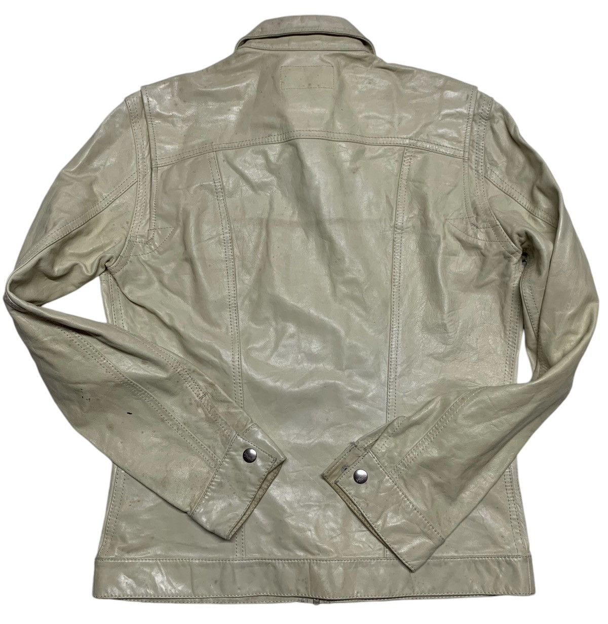 Vintage WRANGLER VINTAGE LEATHER JACKET Size US M / EU 48-50 / 2 - 9 Thumbnail