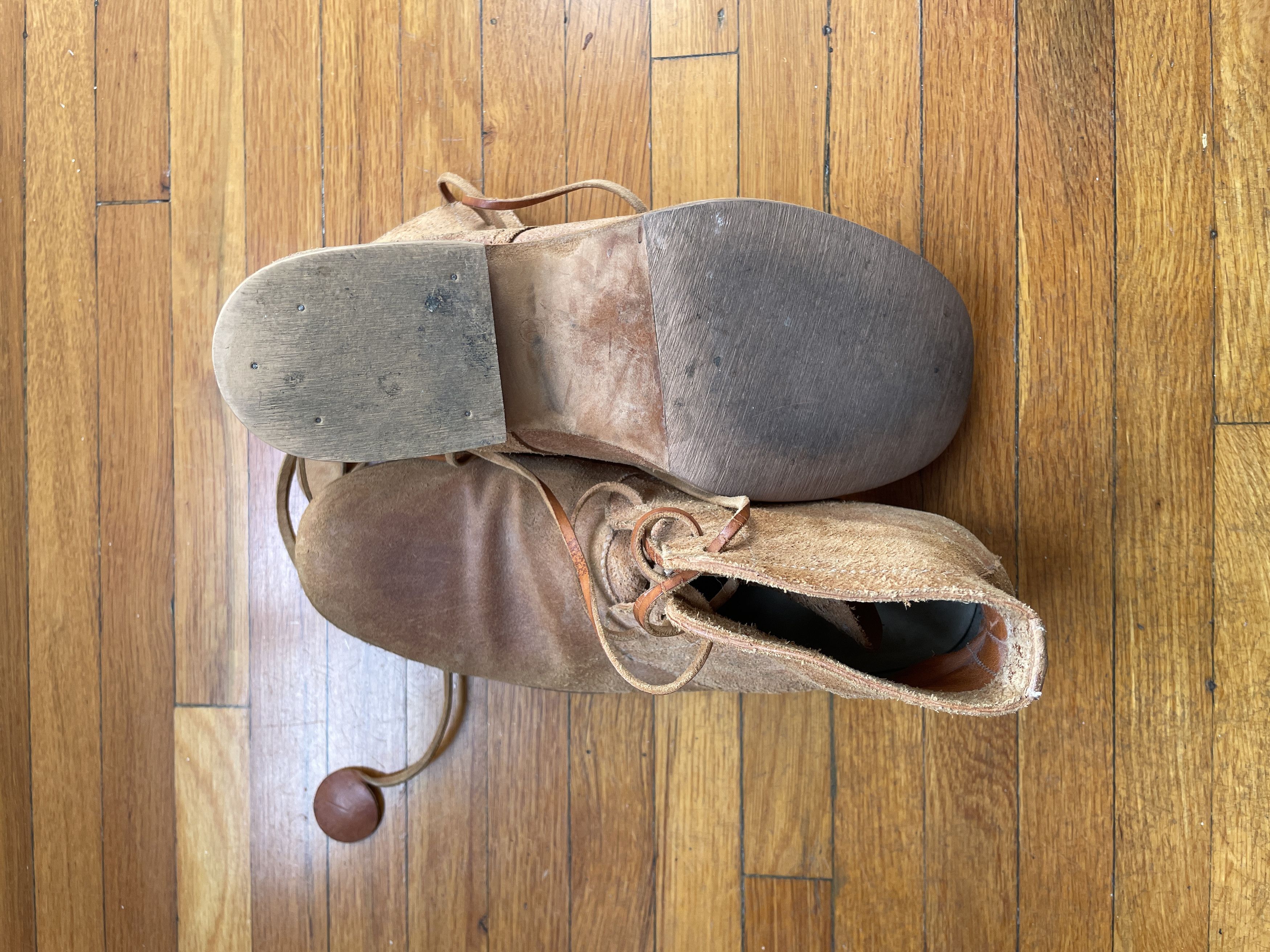 Carpe Diem Ankle Boots, Beige, reverse leather OG Size US 7 / EU 40 - 5 Thumbnail