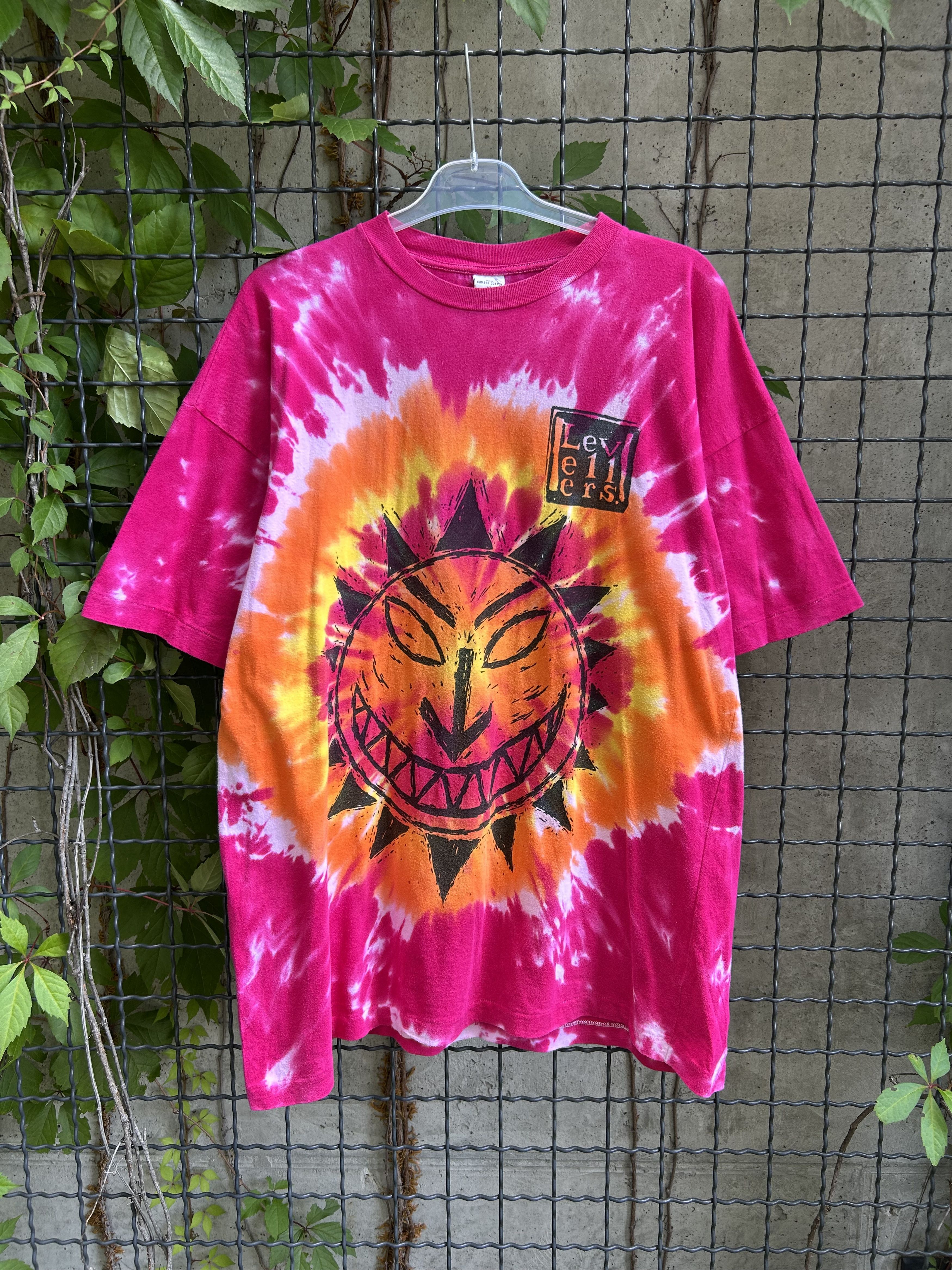 Band Tees Vintage 90s Levellers Rock Band Tie Dye T-shirt Size US XL / EU 56 / 4 - 1 Thumbnail