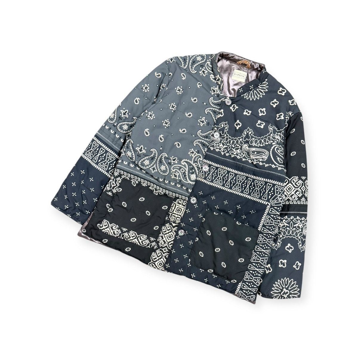 Kapital Kountry Kapital Kountry Patchwork Bandana Print Padded Cotton Jacket Size US M / EU 48-50 / 2 - 7 Thumbnail