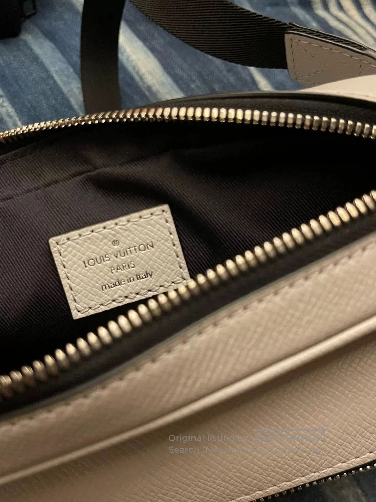 Louis Vuitton lv outdoor waist bag in gray-white. Size ONE SIZE - 3 Thumbnail