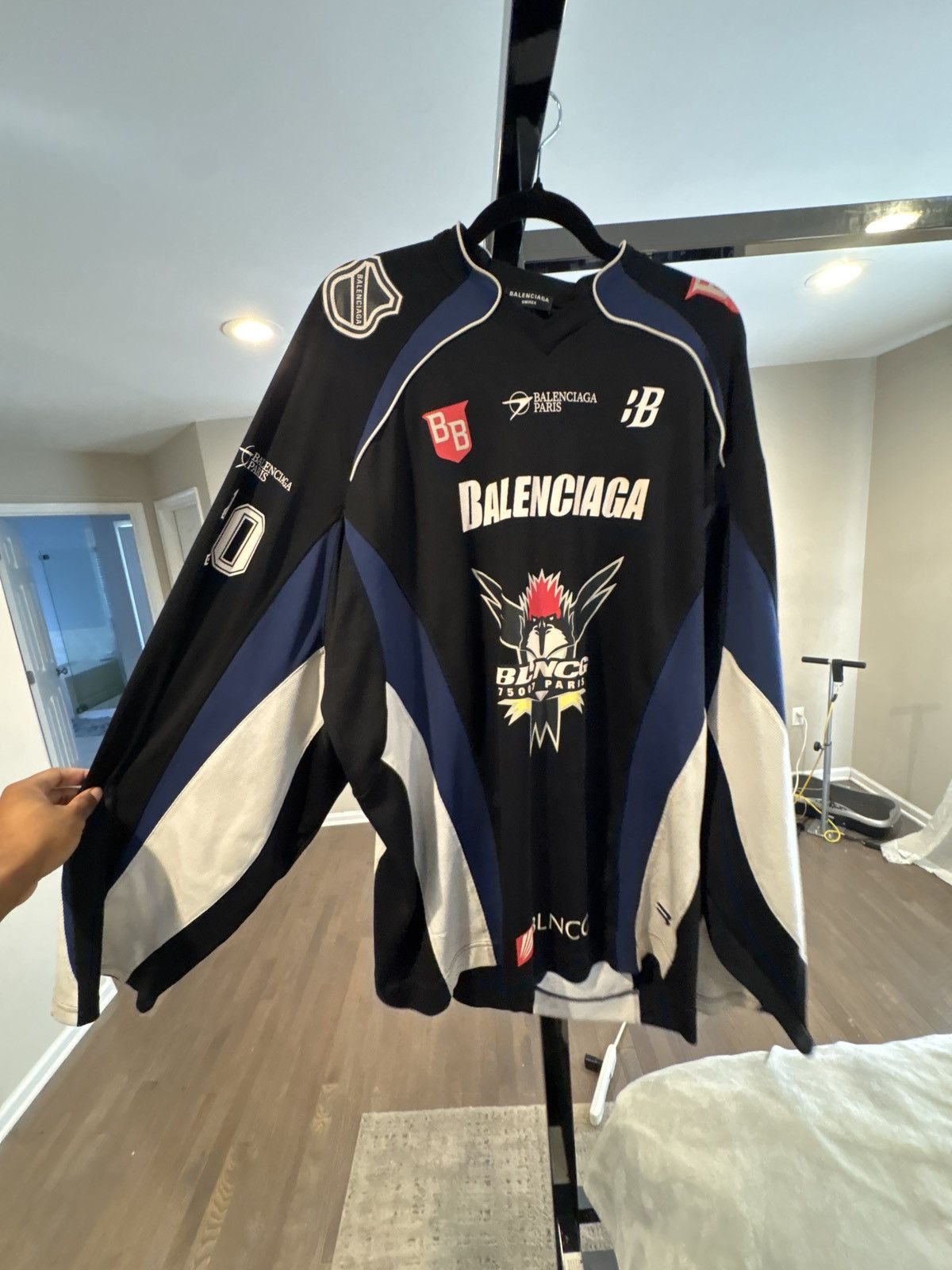 Balenciaga STEAL. Balenciaga Hockey Jersey Size US XL / EU 56 / 4 - 2 Thumbnail