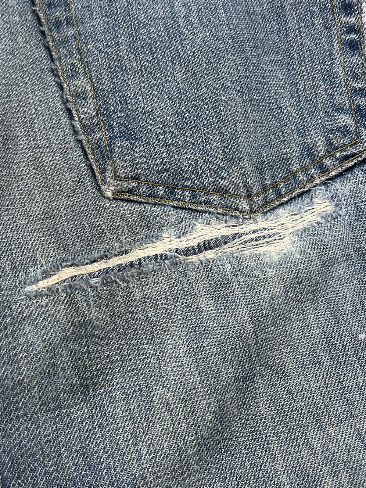 Helmut Lang AW99 Helmut Lang Distressed Painter Denim Jeans Size US 30 / EU 46 - 5 Thumbnail