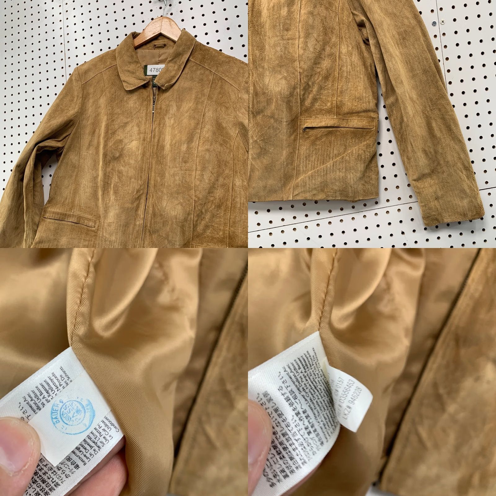 Eddie Bauer Eddie Bauer Suede Jacket Womens XL Brown Western Cowgirl Genuine Leather Bomber Jacket Size XL / US 12-14 / IT 48-50 - 10 Thumbnail