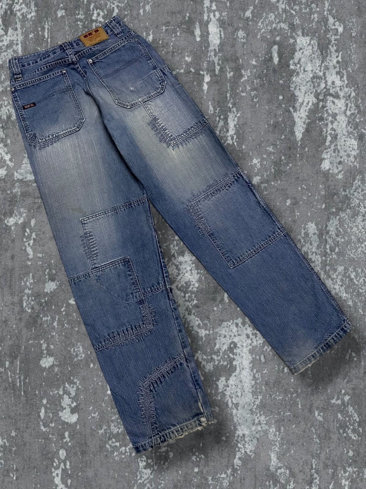 Japanese Brand Vintage Japan Designer 90S Streetwear B.SB Baggy Distressed Size US 28 / EU 44 - 9 Thumbnail