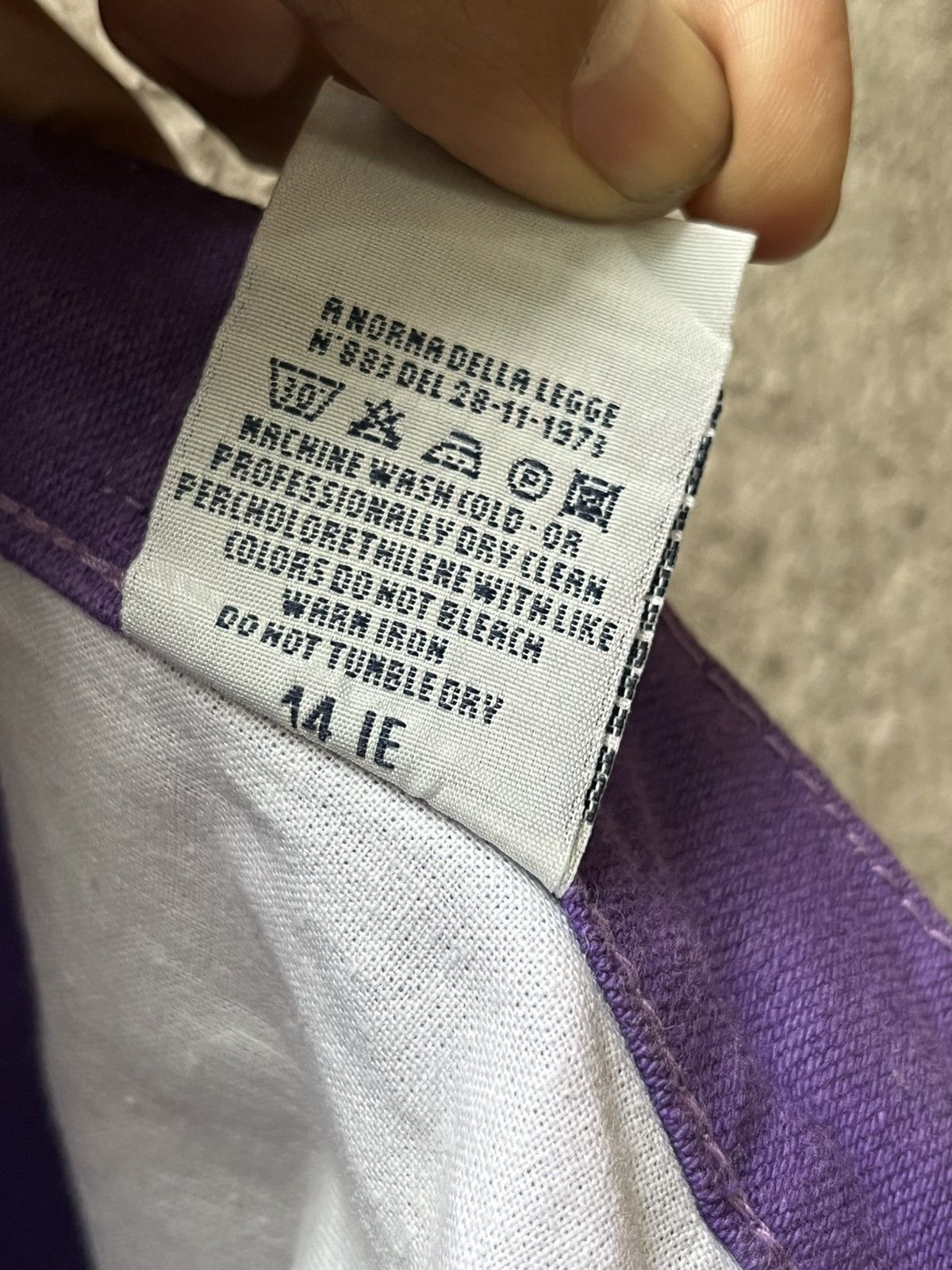 Versace Jeans Couture Versace Jeans Purple Size US 29 - 14 Thumbnail