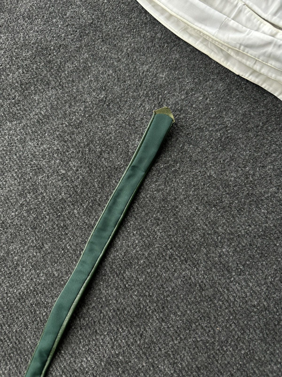 Other 🚨 LEATHER GREEN ITALY TIE LUXURY VNTG RARE OLD MONEY Size ONE SIZE - 7 Thumbnail