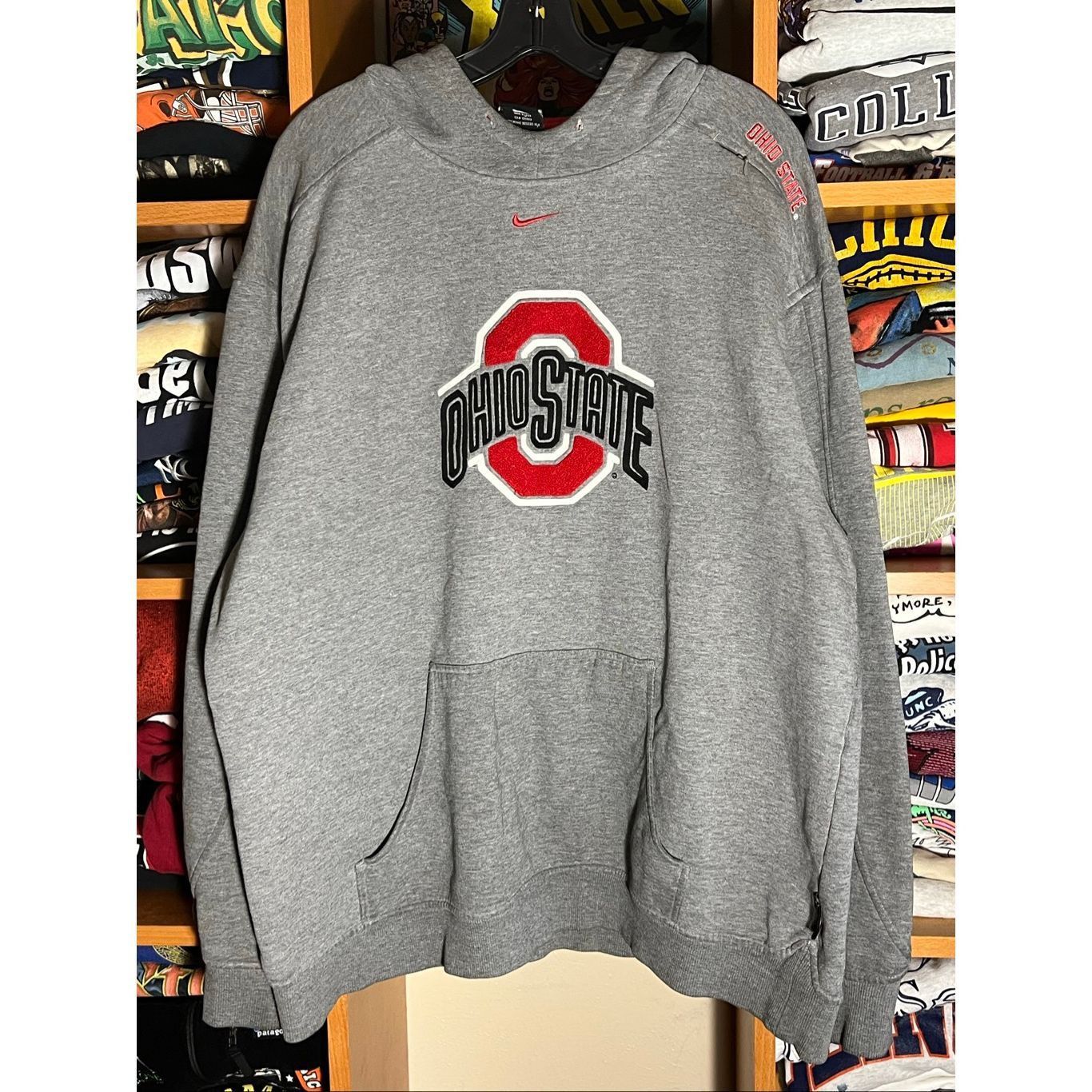 Nike Vintage Y2K Team Nike Ohio State Buckeyes University Hoodie Size US XL / EU 56 / 4 - 1 Thumbnail