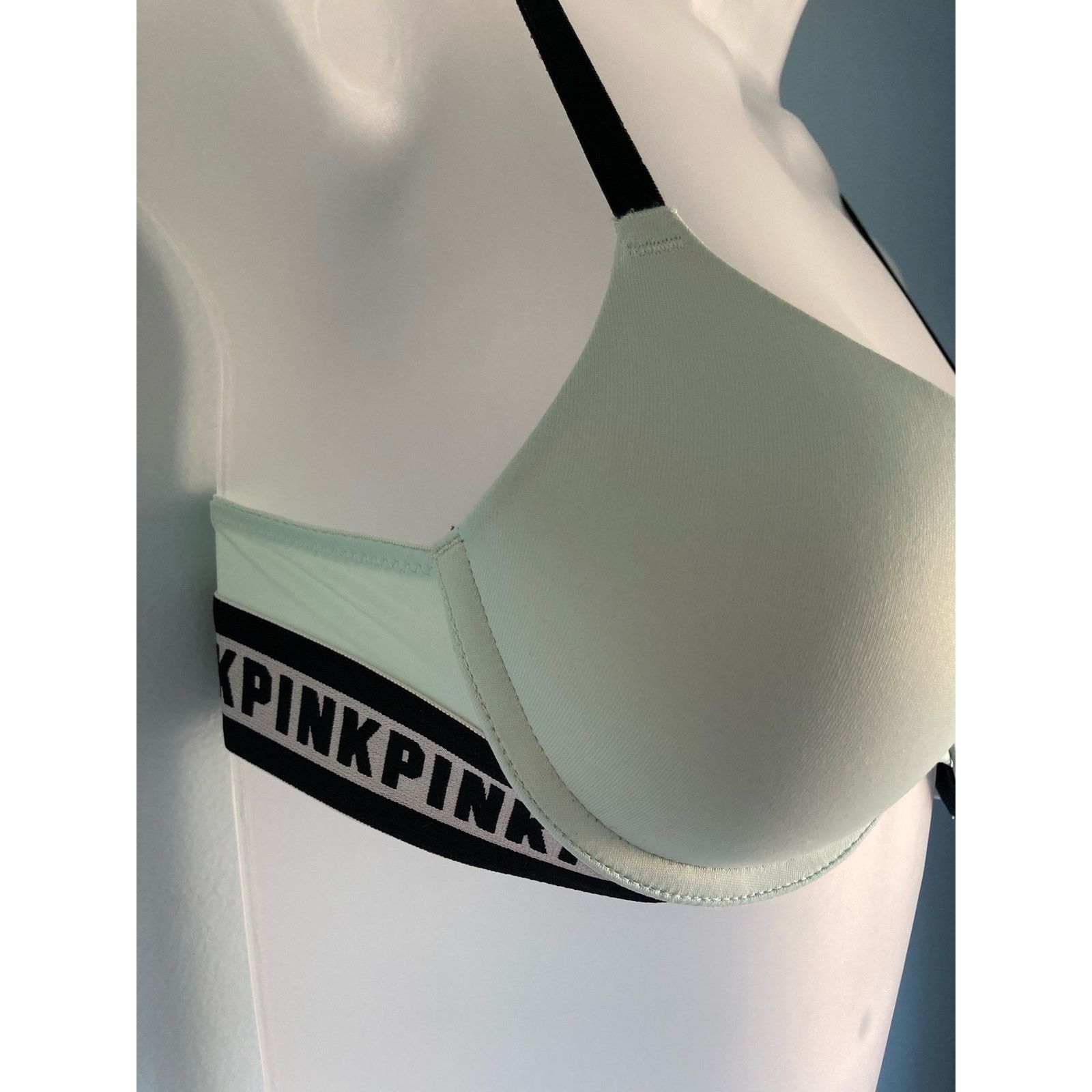 Victoria's Secret Victoria's Secret PINK Push Up Bra 32A Mint Green Size ONE SIZE - 3 Thumbnail