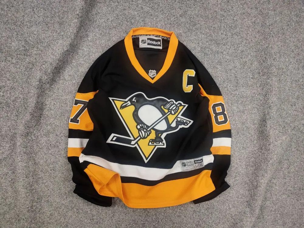 Reebok Vintage Reebok NHL CCM Penguins Crosby Stitched Hocke Jersey Size US S / EU 44-46 / 1 - 1 Thumbnail