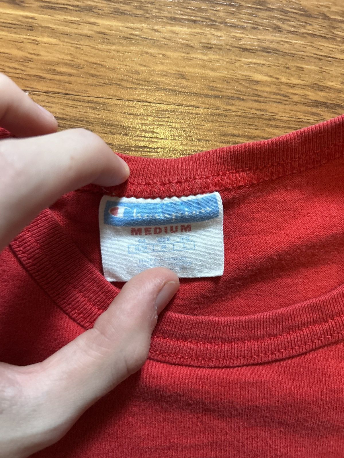 Champion Champion Red Short Sleeve T-Shirt Size US M / EU 48-50 / 2 - 4 Thumbnail