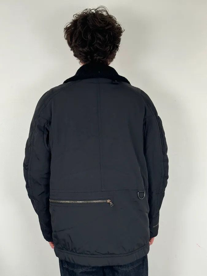 Prada 2000s Prada Black Nylon Multi-Zip Long Jacket Size US L / EU 52-54 / 3 - 3 Thumbnail