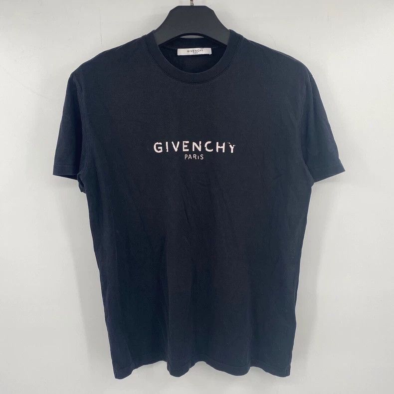 Givenchy Givenchy Distressed Logo Short Sleeve Tee - dmc Size US XS / EU 42 / 0 - 1 Thumbnail