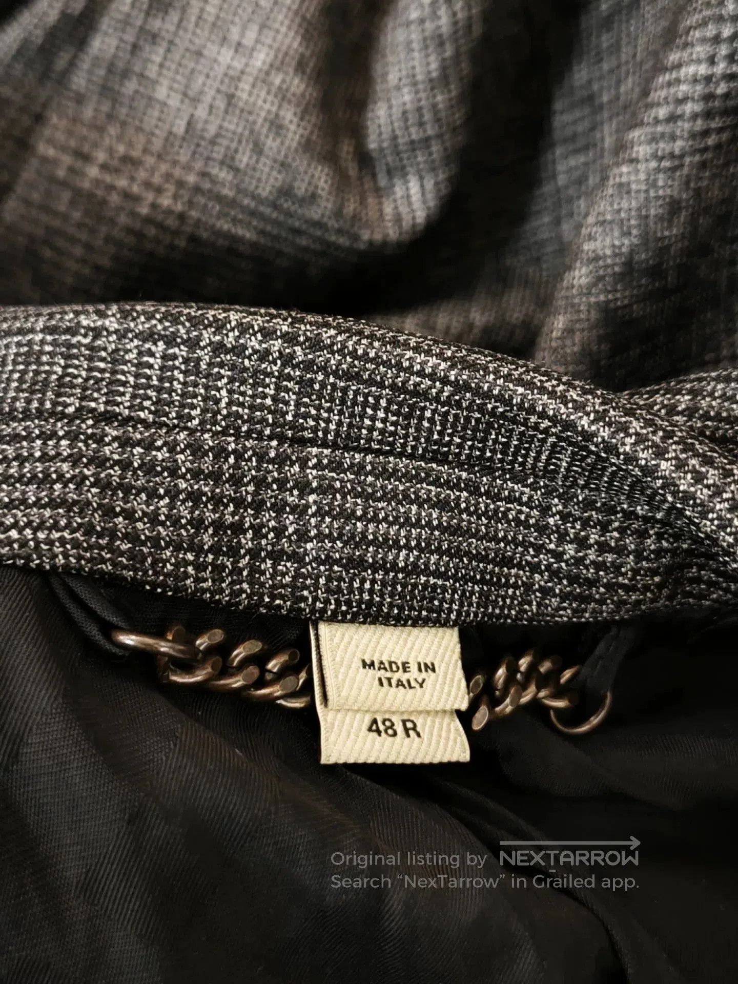 Burberry Burberry Men's Gray Check Blazer. Size US M / EU 48-50 / 2 - 8 Thumbnail