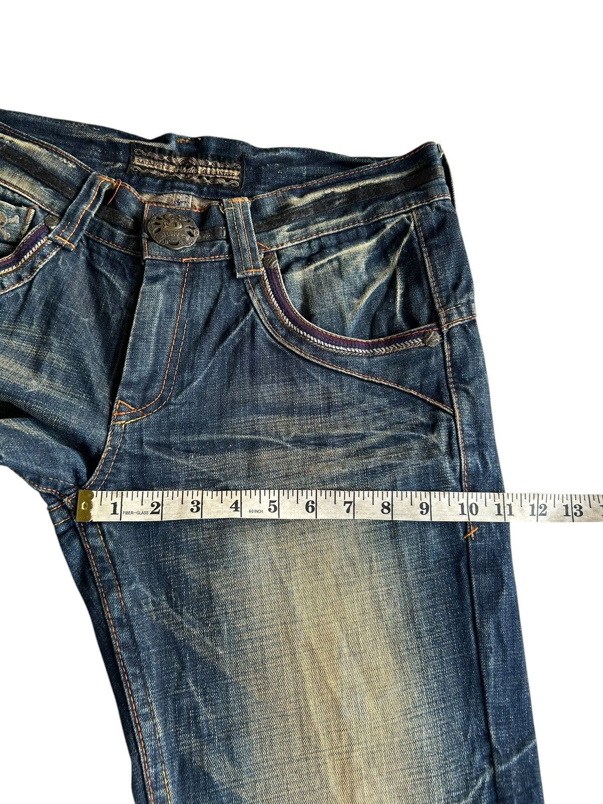 Japanese Brand × Kapital × Vintage Rusty Skull Japanese Brand Studio R.P Denim Jeans Size US 32 / EU 48 - 18 Thumbnail