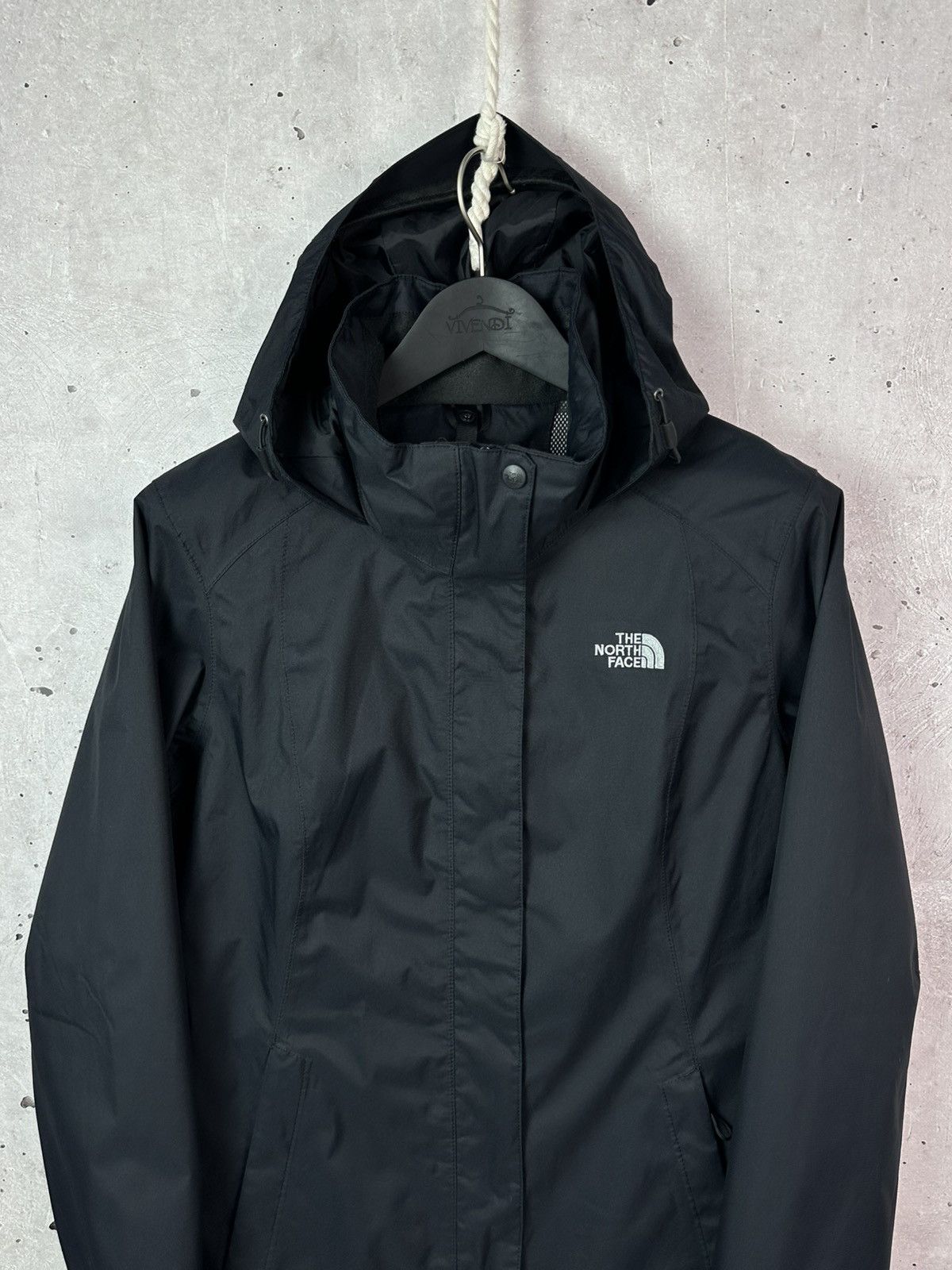The North Face The North Face Dryvent Black Nylon Women’s Hooded Jacket Size L / US 10 / IT 46 - 2 Thumbnail