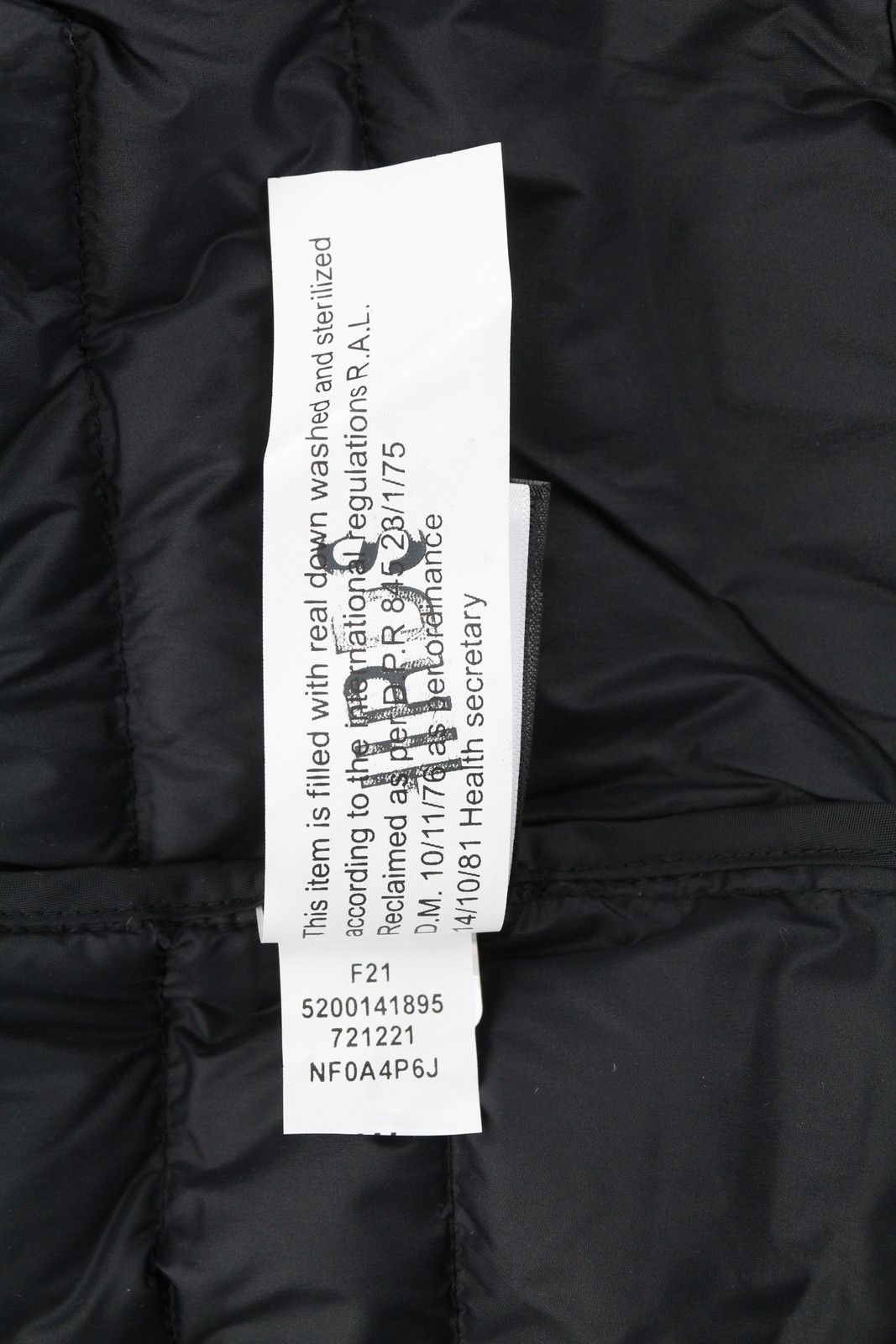The North Face M Black 700 Down Hooded Jacket 87268 Size M / US 6-8 / IT 42-44 - 12 Thumbnail