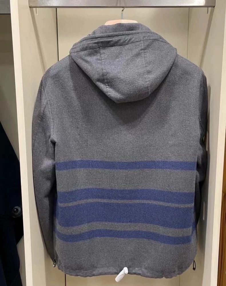 Loro Piana LORO PIANA Waterproof cashmere hooded jacket double sided Size US S / EU 44-46 / 1 - 4 Thumbnail