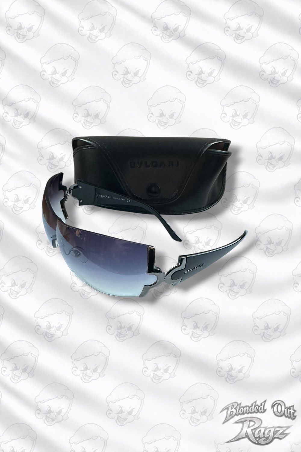 Bvlgari Bvlgari Overiszed Mask Sunglasses 654 Vintage Size ONE SIZE - 1 Thumbnail