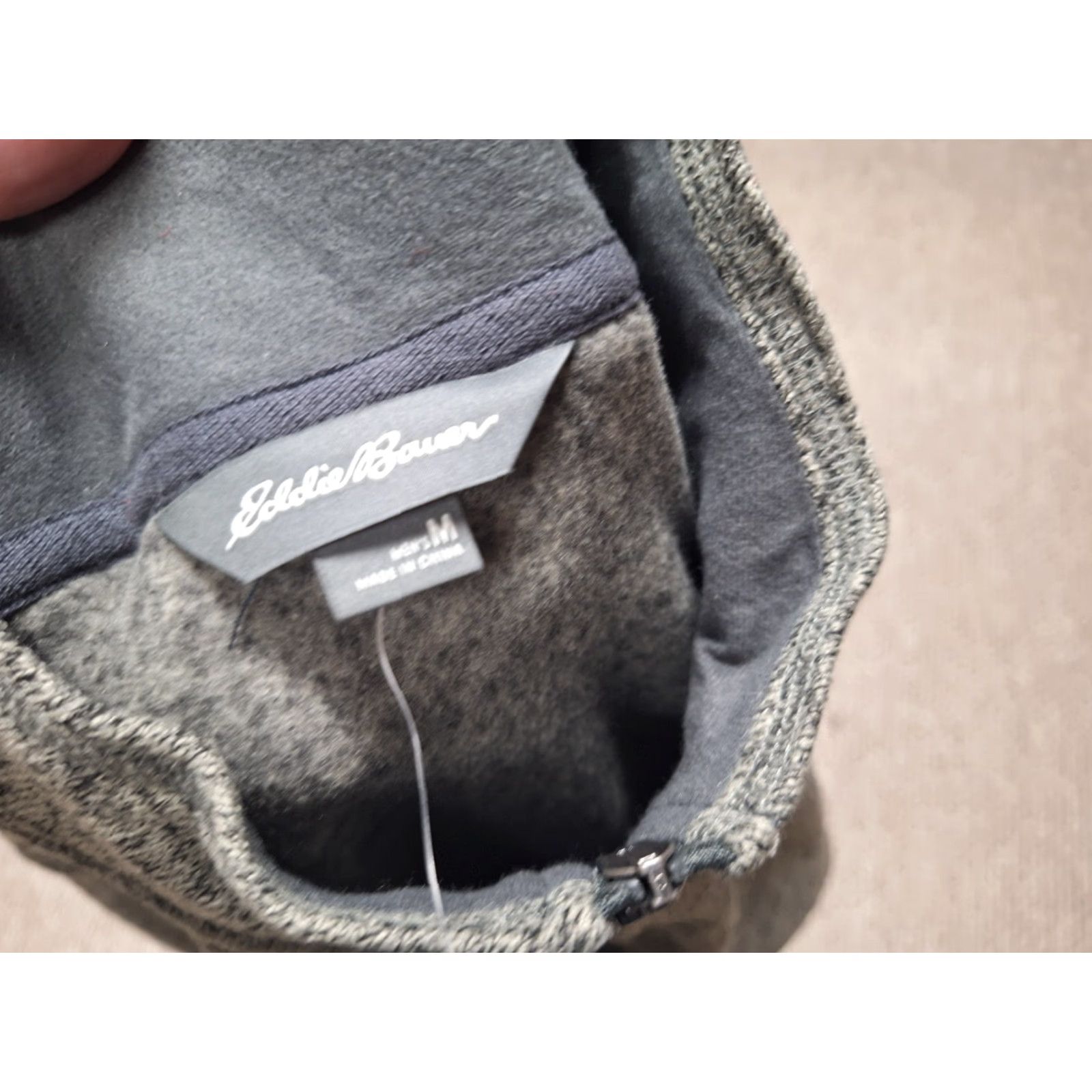 Eddie Bauer Eddie Bauer Sweater Mens M Gray Fleece 1/4 Zip Long Sleeve Knitted Pullover Casual Regular Autumn Winter Size US M / EU 48-50 / 2 - 2 Thumbnail