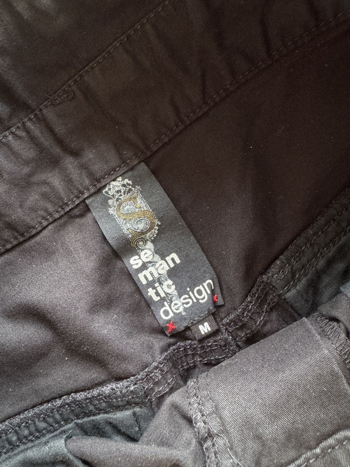 semanticdesign Semantic Design Bondage Flare Cargo Pants Size US 31 - 8 Thumbnail