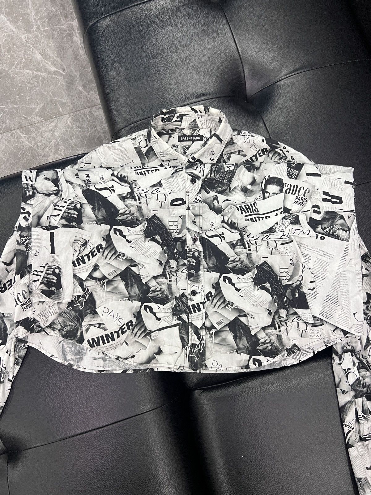 Balenciaga Balenciaga SS19 Magazine Poster Shirt Size US XS / EU 42 / 0 - 7 Thumbnail